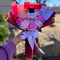 graduation bear with rose bouquet 